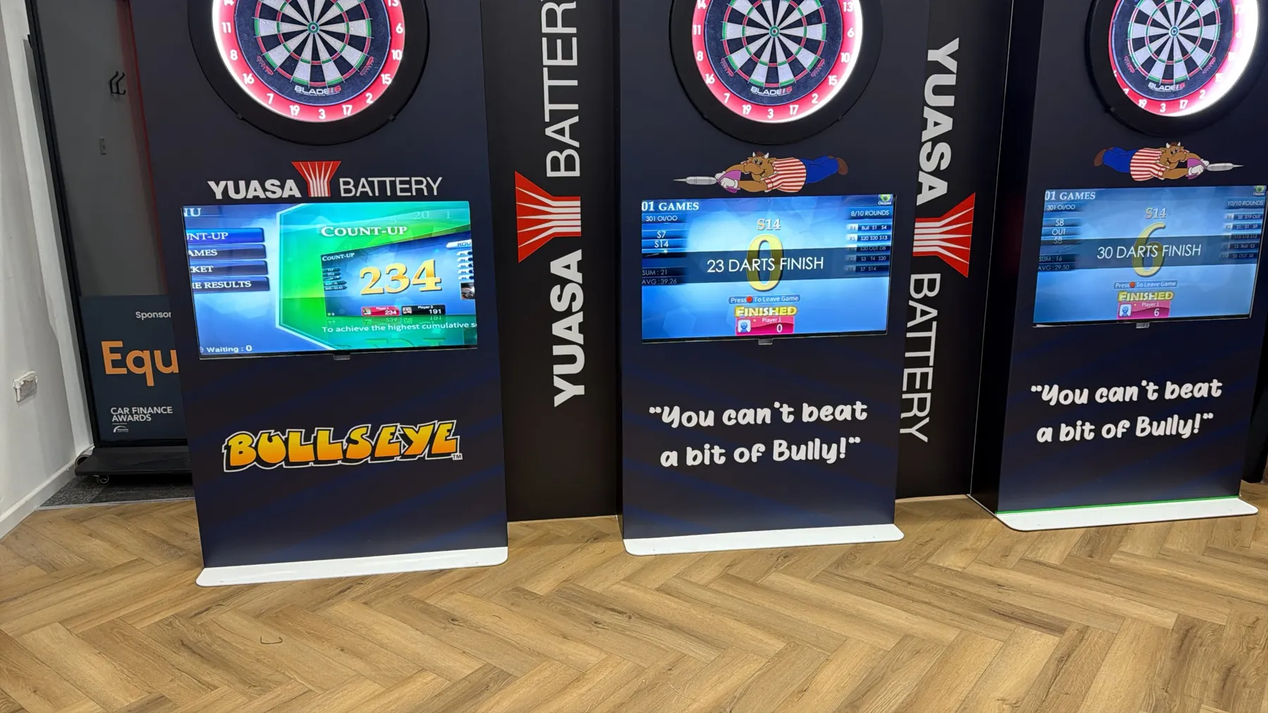 Branded auto scoring dart machines