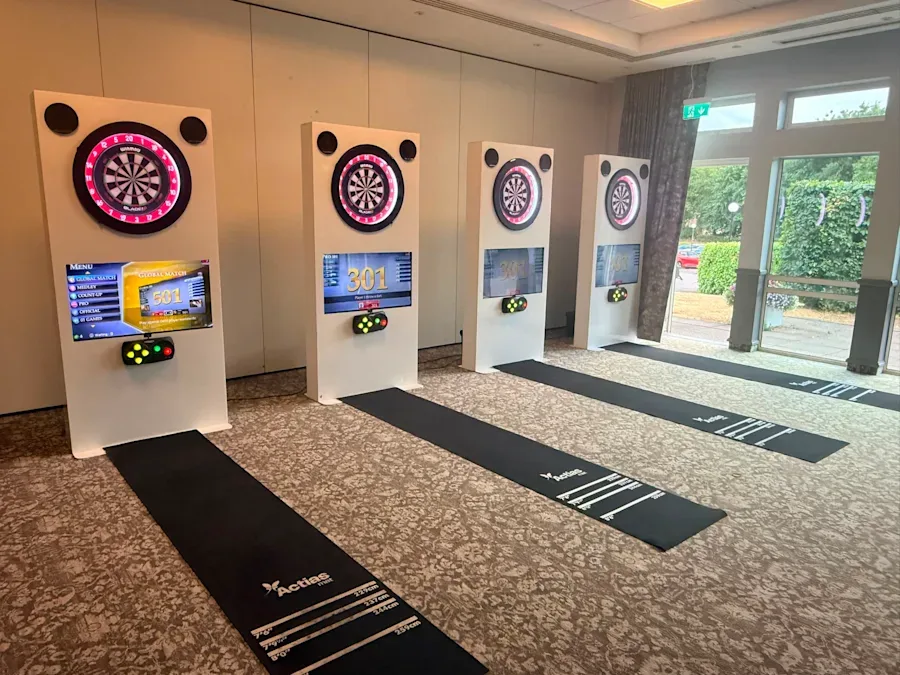 Interactive dartboard hire for an event in Hull